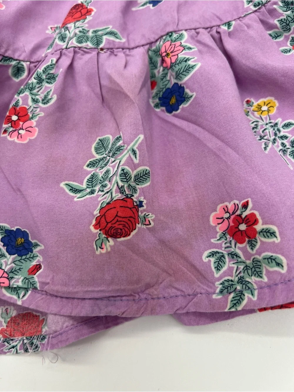 Oshkosh Baby Girl Purple Floral Dress 3T